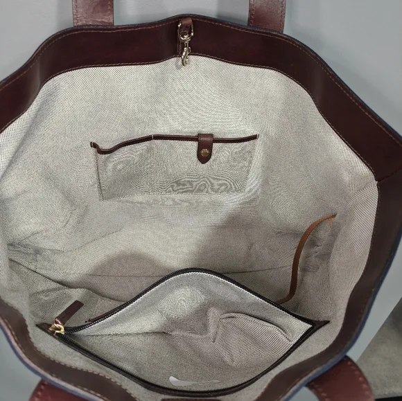 🐢 Dooney & Bourke Brooklawn XL Tote Weekender Bag Great Condition! - Picture 12 of 16